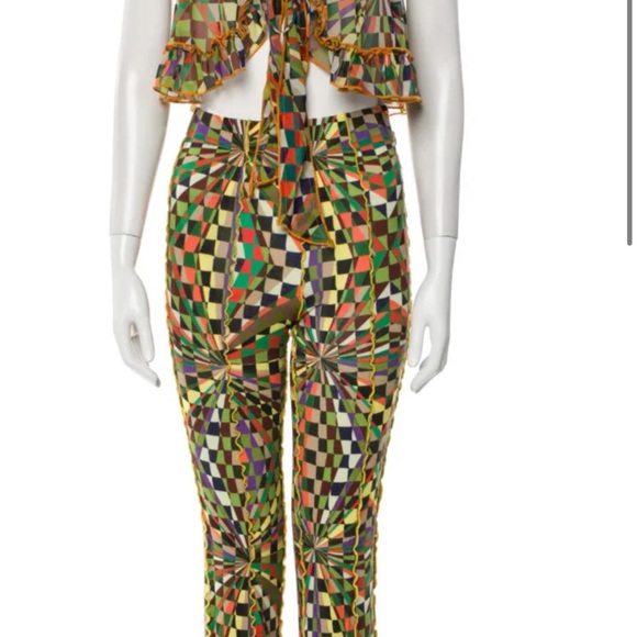 SIEDRES Geometric Pattern Pants - Picture 3 of 3